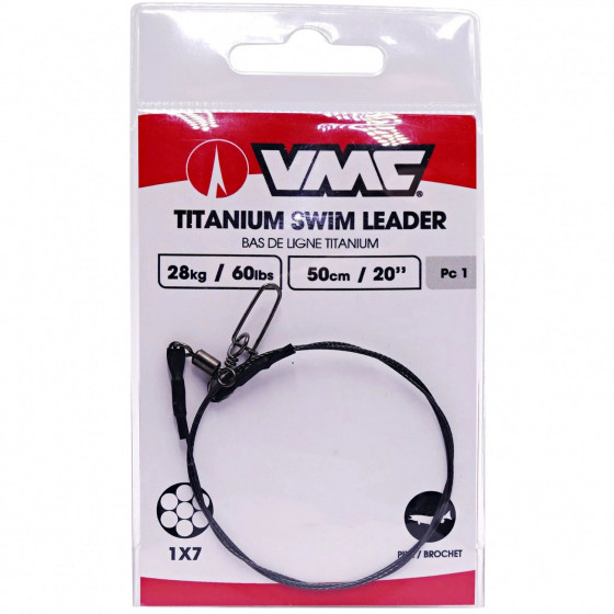 VMC Titanium Swim Leader 50cm, 28kg