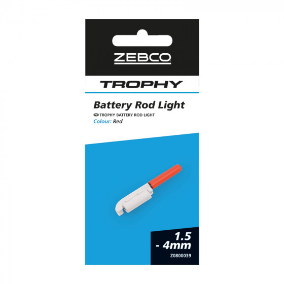Zebco Trophy Battery Rod Light 1.5mm-4mm rot