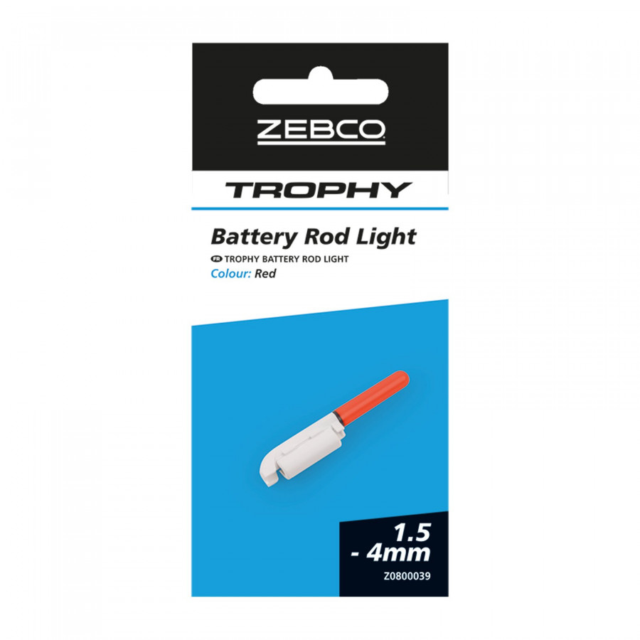 Zebco Trophy Battery Rod Light 1.5mm-4mm rot