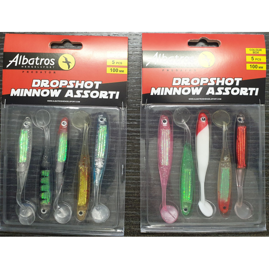 Albatros Dropshot Minnow Set, verschiedene Varianten