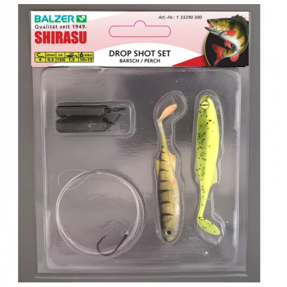 Balzer Shirasu Drop Shot Set, 7,5cm