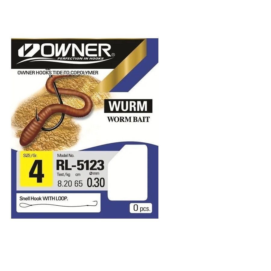 Balzer Owner Wurmhaken, RL 5123, verschiedene Varianten