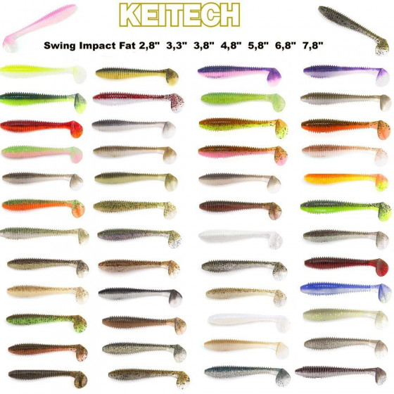 Keitech 6.8" FAT Swing Impact