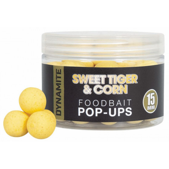 Dynamite Baits Sweet Tiger Corn Pop Ups 15mm,