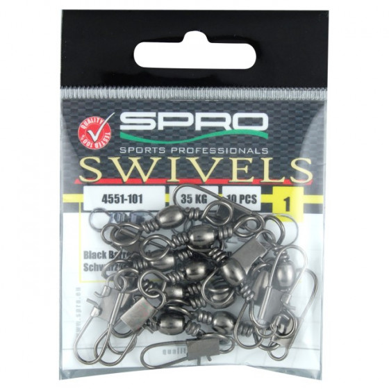 SPRO BARREL SWIVEL+INTERLOCK-SNAP Gr.04
