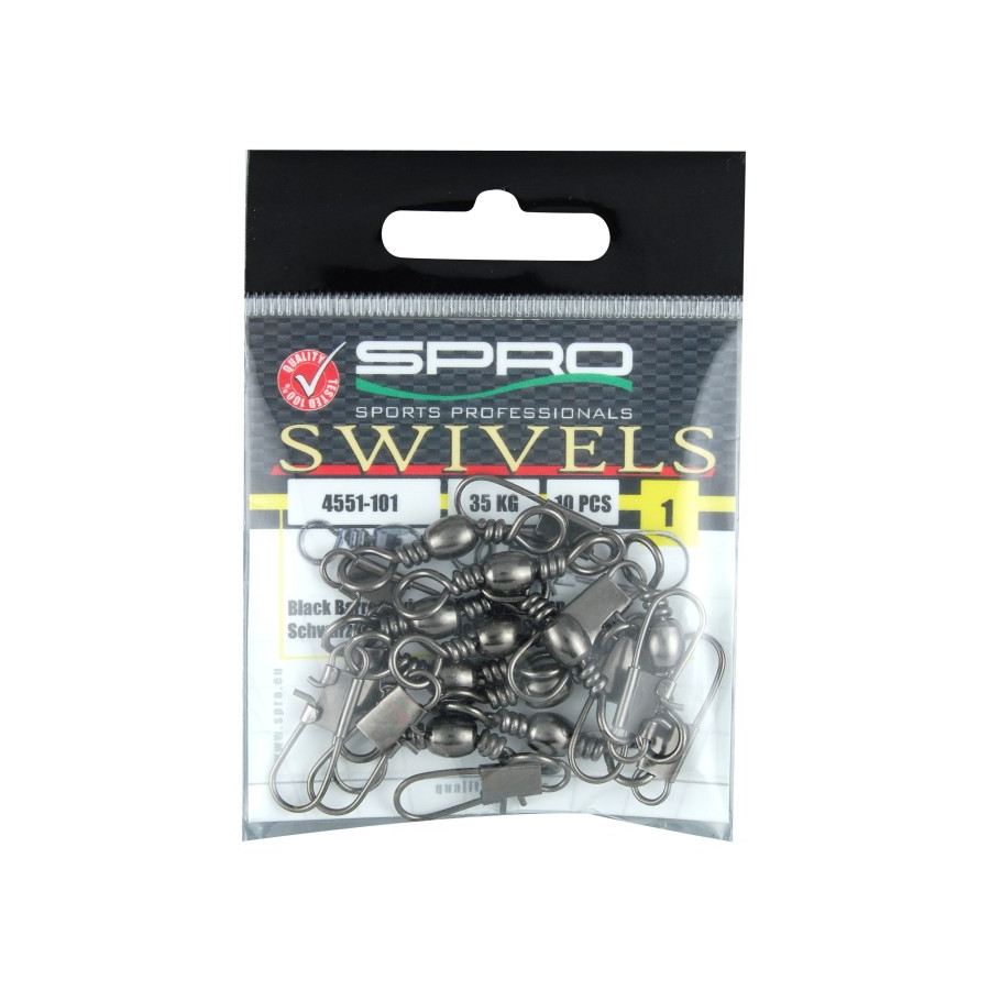 SPRO BARREL SWIVEL+INTERLOCK-SNAP Gr.04