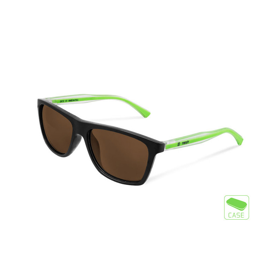Polarisationsbrille Delphin SG TWIST braune Gläser