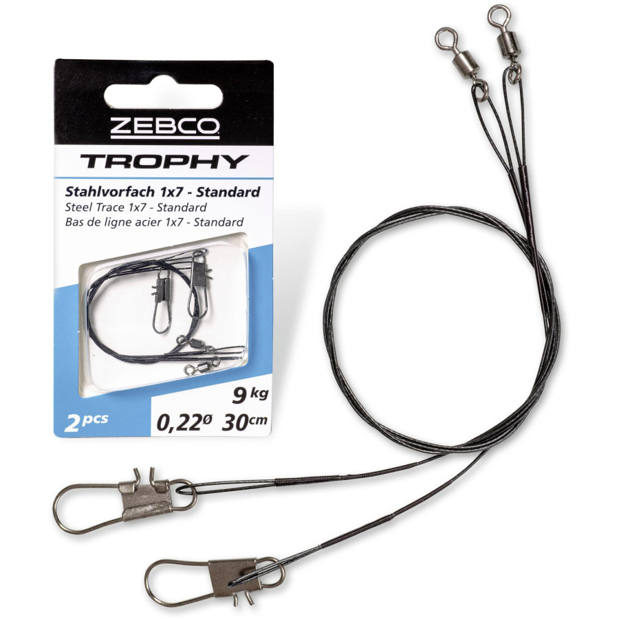 Zebco Trophy Stahlvorfach 1x7 - Standard