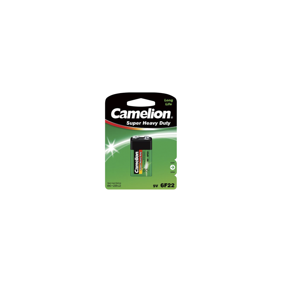 Camelion Block-Batterie Super Heavy Duty 9V, Typ 6F22