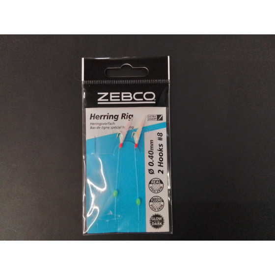 Zebco Holografix Rig 0,40mm, 2Hooks Size8