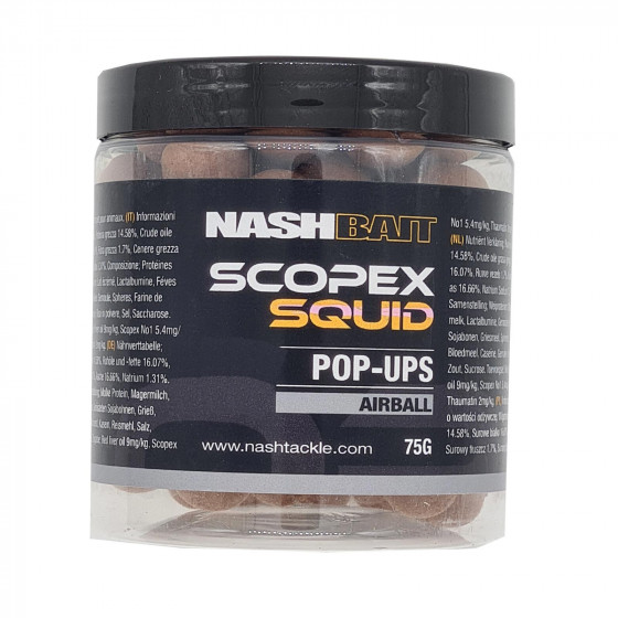 Nash Scopex Squid Pop Ups 20mm 75g